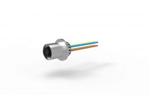 M12 EP-Flanschstecker Buchse