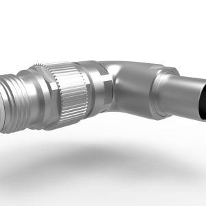 M12 B5 90° Crimpflansch